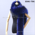 Faux Raccoon and Fox Fur Scarf Eswj-77A